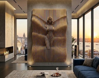 Parametric Wavy Wall Decor – CNC Files (Digital Download)