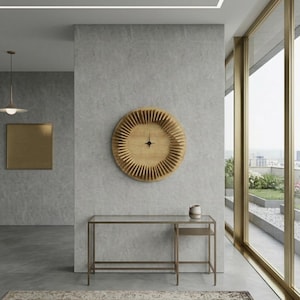 Parametric Wooden Wall Clock | Modern CNC Design | Digital Download