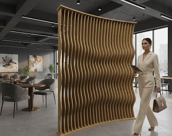 Parametric Room Divider | Modern CNC Panel | 3D Decorative Partition | Digital File