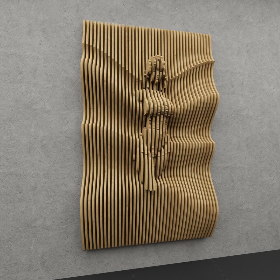 Parametric Wavy Wall Decor – CNC Files (digital Download) - Etsy Australia