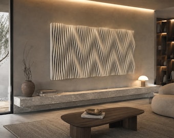 Parametric Wavy Wooden Wall Panels – CNC Cutting Files (Digital Download)