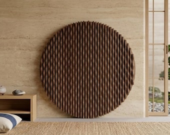 Parametric Wavy Wall Art Panel | CNC Cut Wooden Wall Decor | Modern 3D Wave Design | Digital Download