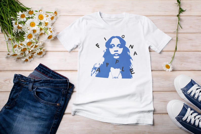 Fiona Apple Graphic Tee: Retro 90s Indie Music Band Shirt image 7