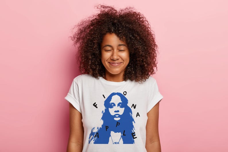Fiona Apple Graphic Tee: Retro 90s Indie Music Band Shirt image 5