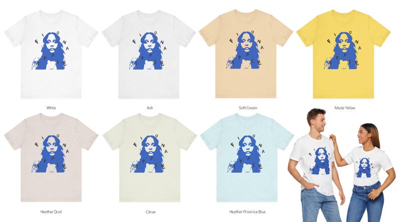 Fiona Apple Graphic Tee: Retro 90s Indie Music Band Shirt image 2