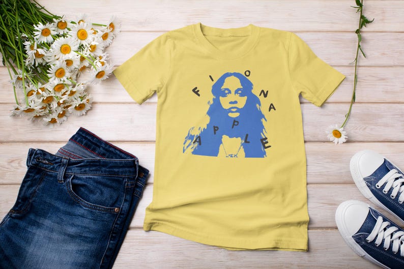 Fiona Apple Graphic Tee: Retro 90s Indie Music Band Shirt image 8