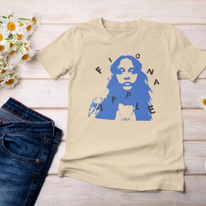 Fiona Apple Graphic Tee: Retro 90s Indie Music Band Shirt image 9