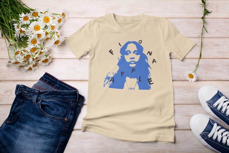 Fiona Apple Graphic Tee: Retro 90s Indie Music Band Shirt image 9