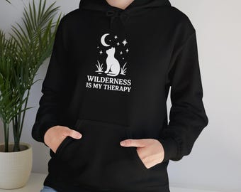 Wilderness Therapy Hoodie: Nature Lover Outdoor Adventure Pullover
