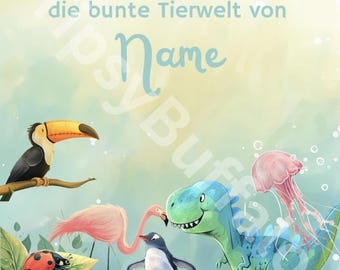Personalisiertes Buch für Kinder, Geschenk zum Geburtstag, Individuelles Buch, Geschenk zur Geburt, Kleinkind-Geschichtenbuch mit Namen