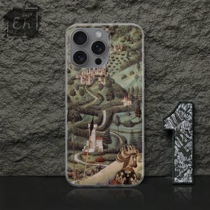 Mittelalterliche Handyhülle Renaissance Painting Cover für iPhone 16e, 17 Pro Max, 17 Air, Samsung S25 Edge, A16, Pixel 10, 9A 1