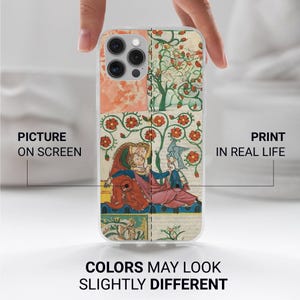 Mittelalterliche Handyhülle Renaissance Painting Cover für iPhone 16e, 17 Pro Max, 17 Air, Samsung S25 Edge, A16, Pixel 10, 9A Bild 4