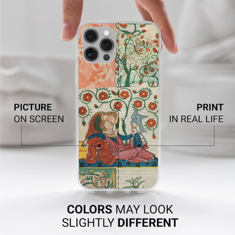 Mittelalterliche Handyhülle Renaissance Painting Cover für iPhone 16e, 17 Pro Max, 17 Air, Samsung S25 Edge, A16, Pixel 10, 9A Bild 4