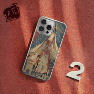 Mittelalterliche Handyhülle Renaissance Painting Cover für iPhone 16e, 17 Pro Max, 17 Air, Samsung S25 Edge, A16, Pixel 10, 9A 2