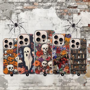 Halloween phone case Spooky Ghost cover fit for Samsung S25 S24 S23 S22 S21 Plus Ultra FE S10 Galaxy Note 20 A15 A16 A55 A56 A14 A25