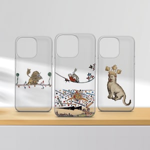 Mittelalterliche Kunst Handyhülle Renaissance Eule Fine art Cover für iPhone 16e 16 Pro Max 15 Plus 14 13 12 11 XS Samsung S25 S24 A56 A55 Pixel 9 8