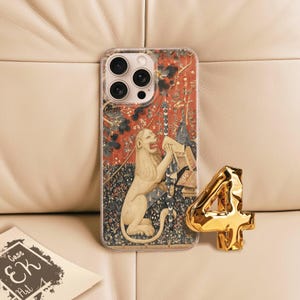 Mittelalterliche Handyhülle Renaissance Painting Cover für iPhone 16e, 17 Pro Max, 17 Air, Samsung S25 Edge, A16, Pixel 10, 9A 4