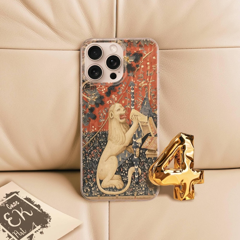 Mittelalterliche Handyhülle Renaissance Painting Cover für iPhone 16e, 17 Pro Max, 17 Air, Samsung S25 Edge, A16, Pixel 10, 9A 4