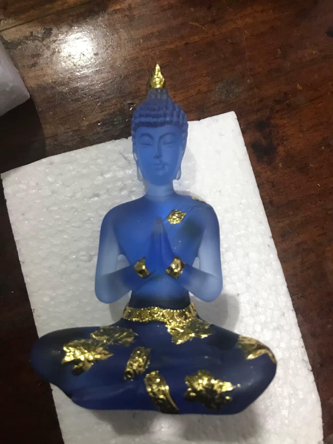 樹脂製仏像 - タイの装飾品、寺院やリビングルームの装飾、エレガント