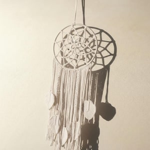 Macramé Dreamcatcher - Bohemian Leaf | Nordic Handmade Wall Decoration