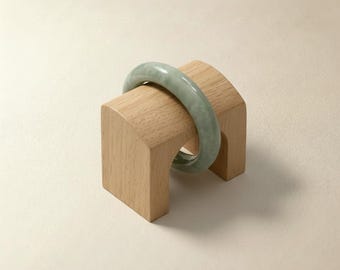Ice Green Jade Armband: Zertifizierter Naturstein, eleganter Damenschmuck