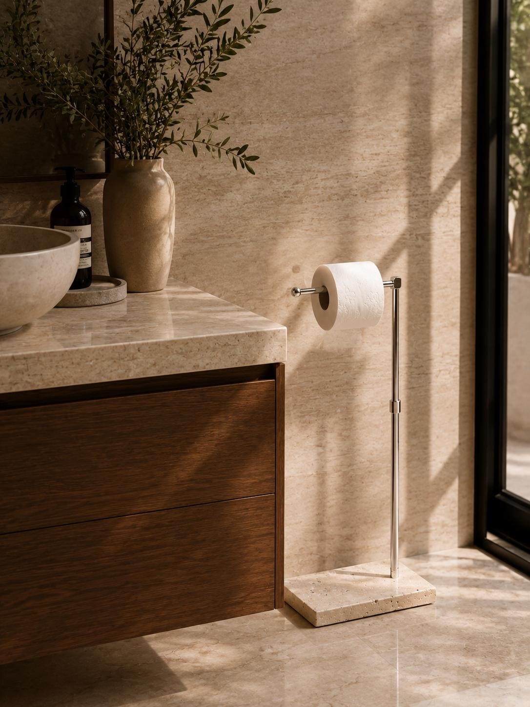 Toilettenpapier ständer