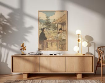 Guts and Musashi Art Print: Anime Poster