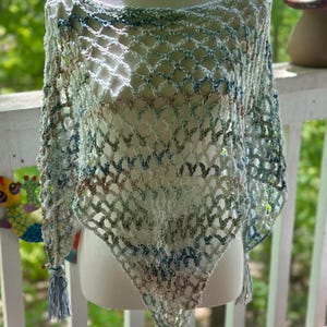 Boho Beach Poncho | Lightweight Cover-Up | Festival Outfit | Open Weave Summer Poncho | Swimsuit Coverup | Music Festival Wear
