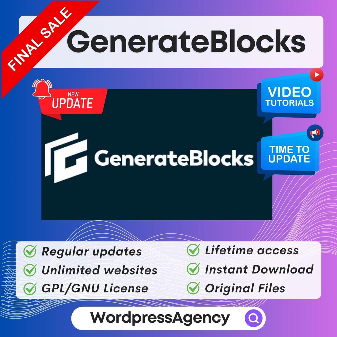 Generateblocks Premium - Collection of Lightweight Wordpress Blocks ...