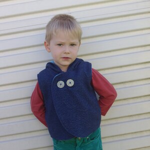 Woollen Vest 6m-6years Boy or Girl By LittleKiwisCloset image 5