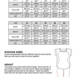 Women's Cuffed Dolman PDF Pattern & Tutorial Sizes XS - Etsy
