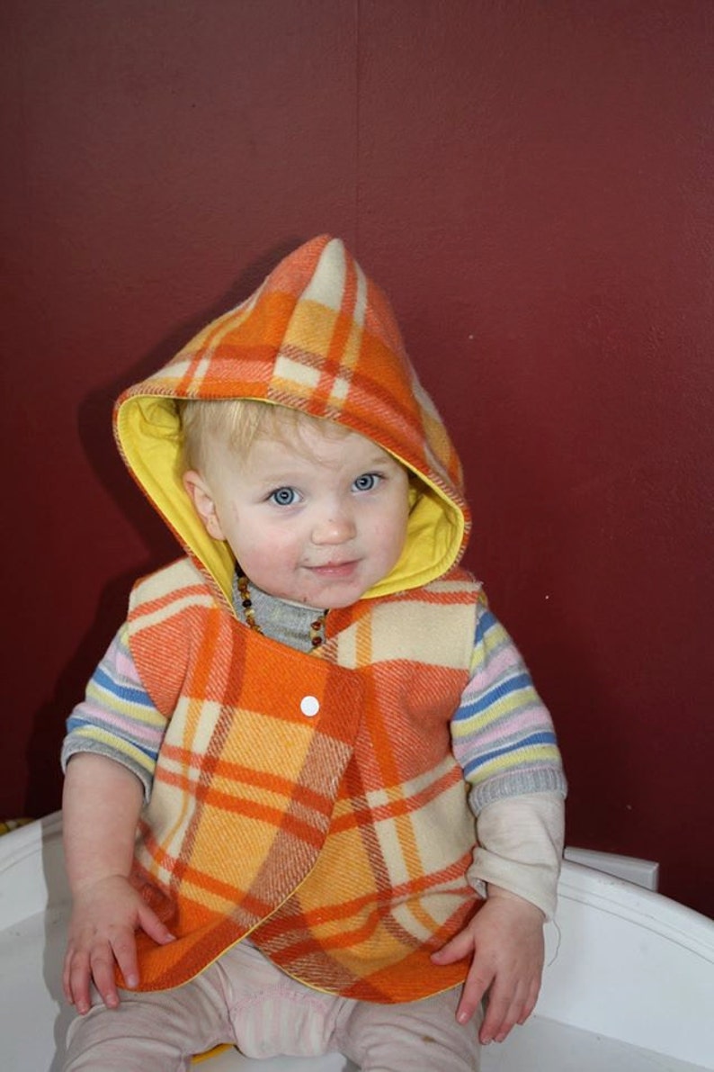 Woollen Vest 6m-6years Boy or Girl By LittleKiwisCloset image 2