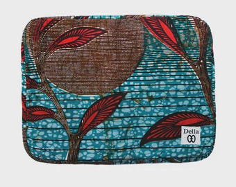 13" MacBook Case - Tree of Life Print African Fabric