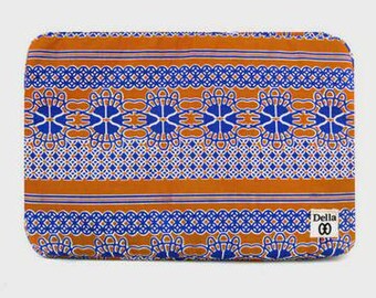 11" MacBook Case - Tribal Sunset Print African Fabric