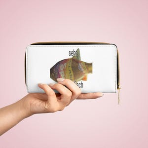 Cartera con cremallera específica