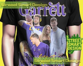 Garrett Shirt Nussmeier T-Shirt Sports DTG Print Graphic Tee Gift Unisex Youth Kid Apparel Bestseller Vintage 90S Retro Bootleg Limited Wear
