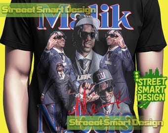 Bestseller Malik Shirt Nabers Tee Sports DTG Print Graphic T-Shirt Gifts Unisex Youth Kids Apparel Limited Retro Bootleg Vintage 90S Style