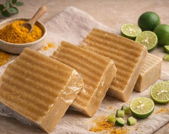 Turmeric Key Lime Soap - Face & Body Bar