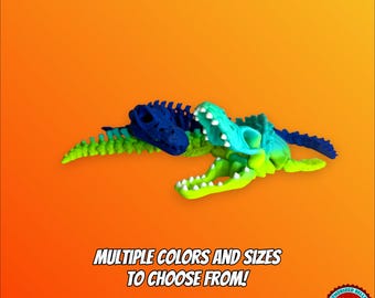 Mosasaurus Skeleton Dinosaur – 3D Printed Articulated Fossil Toy & Collectible Gift