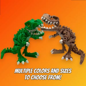 3D Skeleton T-Rex - Multiple Colors & Sizes!