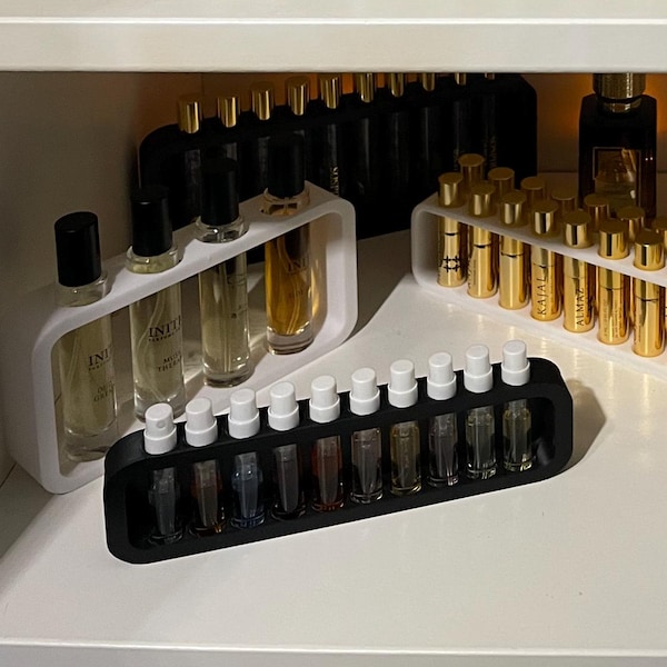 Expositor de muestras de perfume: capacidad para 10 muestras