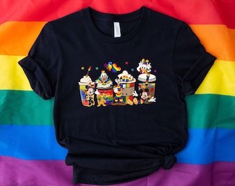 Mickey and Friends LGBT Disney Pride Shirt,Disney Pride Month T-Shirt,LGBT Mickey Minnie Tee,Disney Vacation Shirt,Human Rights,Disney Trip