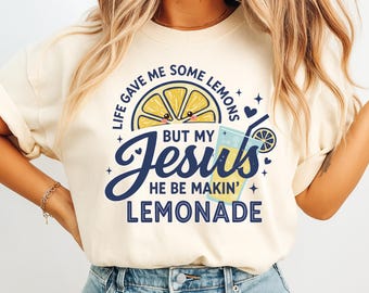 Life Gave Me Some Lemons Comfort Colors Shirt,Child of God Tee, Faith Apparel Gift,Forrest Frank T-shirt,Inspirational Clothing