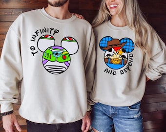 To Infinity And Beyond T-shirt,Toy Story Shirt,Mickey Minnie Shirt,Disney Couple Shirt,Woody Shirt,Disney Family Shirt,Disneyland Vacation