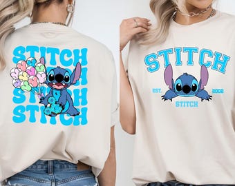 Disney Stitch Est. 2002 Comfort Colors Shirt,Stitch TShirt,Disney Shirt,Stitch Snacks Shirt,Stitch Disneyland Trip Shirt,Disney Vacation Tee