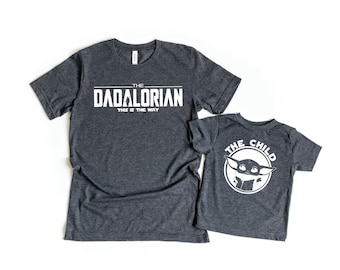 Dadalorian & The Child Matching Family Star Wars Shirt