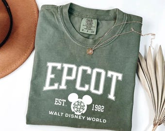 Comfort Colors® Epcot Est 1982 Shirt,Epcot T-Shirt,Walt Disney World Shirt,Mickey Head Epcot Tee,Disney Family Trip Shirt,Disneyland Tee