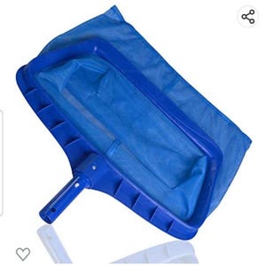 Pool Skimmer Net Attachment for Pole – Easy Snap-On Leaf & Debris Cleaner Tool