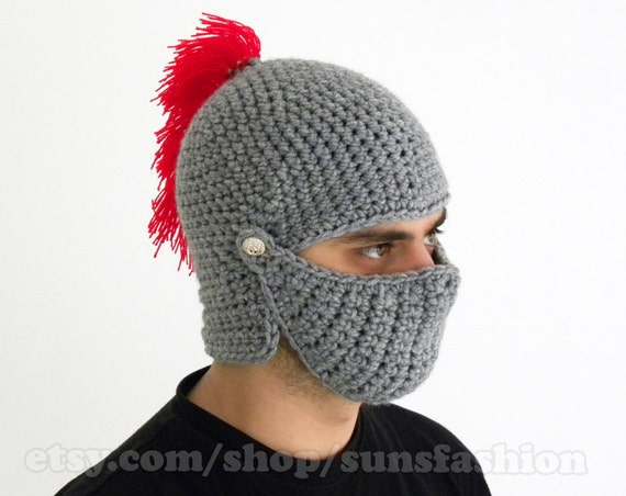Personalized Gift Knight Helmet Hat Mask Dungeons and Dragons