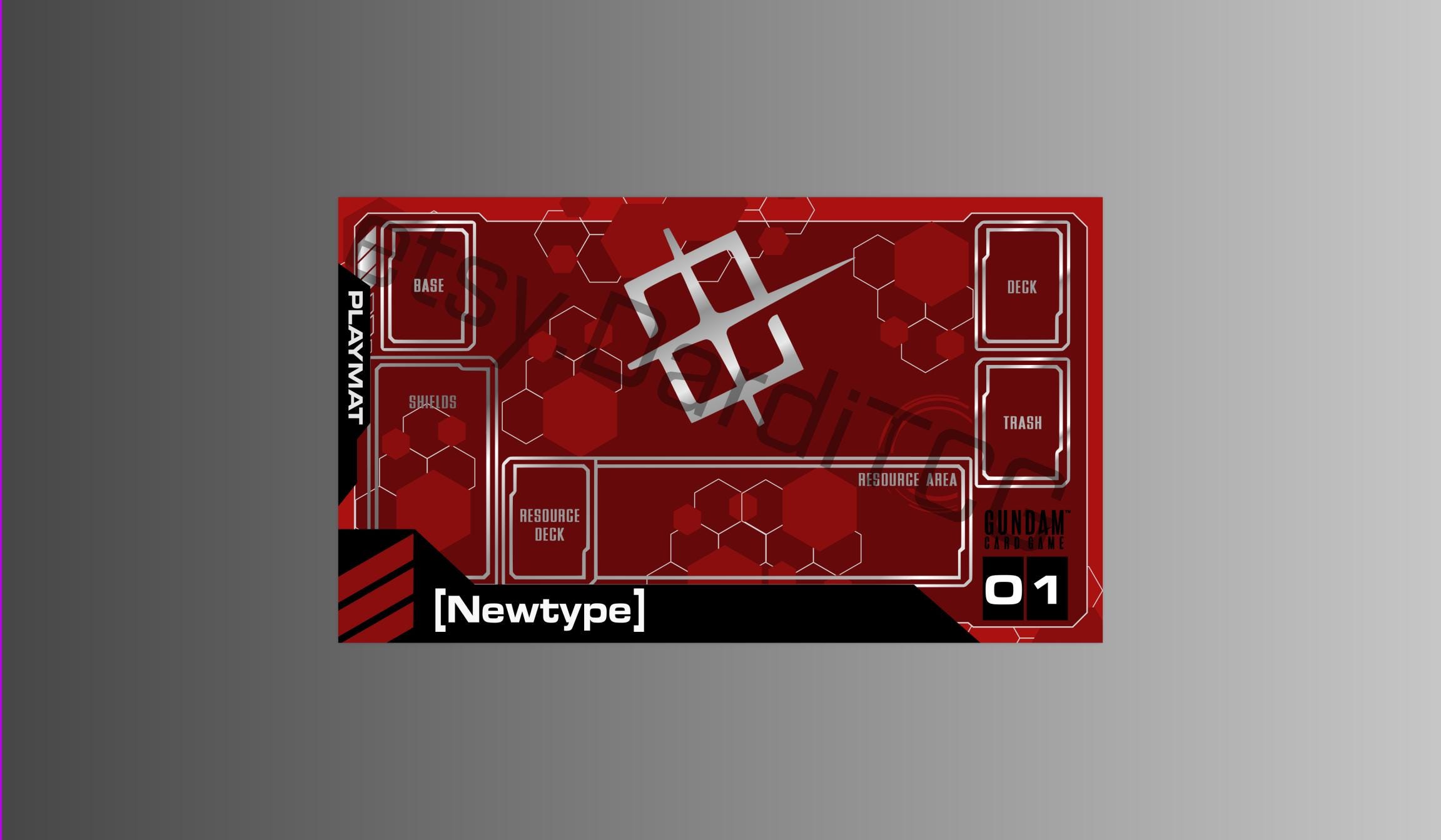 Red Gundam Playmat (DIGITAL DOWNLOAD)